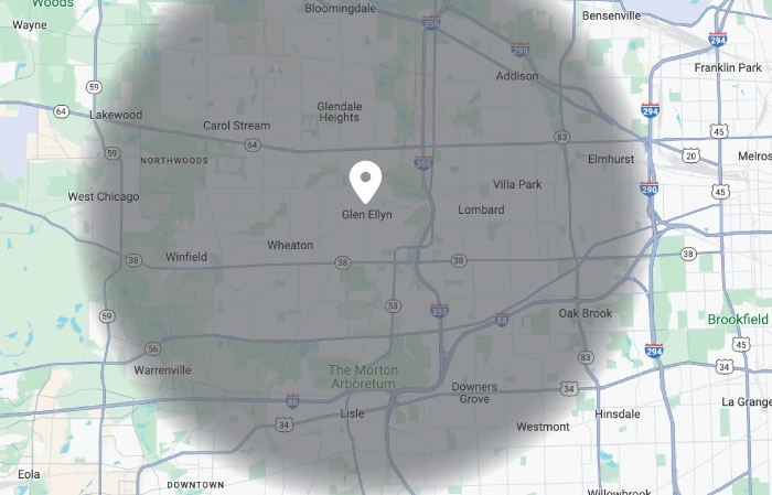 Curtis Climate service area map